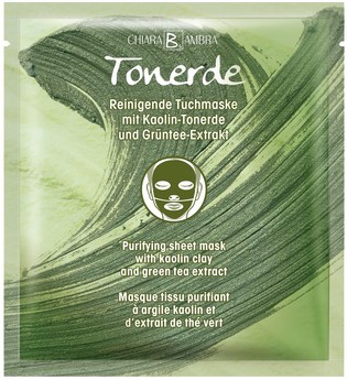 Chiara Ambra Grüntee-Extrakt Tonerde Reinigende Tuchmaske Feuchtigkeitsmaske 13.0 ml