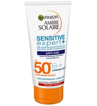GARNIER After Sun »Ambre Solaire Sensitiv Anti-Age LSF 50+«, mit Antioxidantien, Vitamin E und Hyaluronsäure