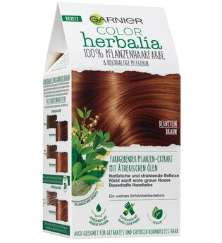 GARNIER COLOR HERBALIA Bernsteinbraun 100% pflanzliche Haarfarbe Haarfarbe 1 Stk