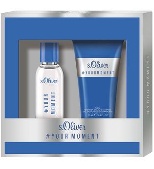s.Oliver Your Moment Men Eau de Toilette Spray 30 ml + Shower Gel & Shampoo 75 ml 1 Stk. Duftset 1.0 st