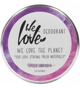 We Love The Planet Körperpflege Deodorants Lovely Lavender Deodorant Creme 48 g
