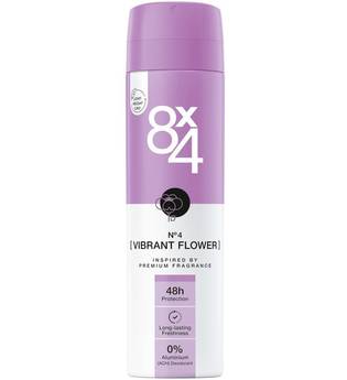 8X4 No.4 Vibrant Flower Deodorant Spray 150 ml