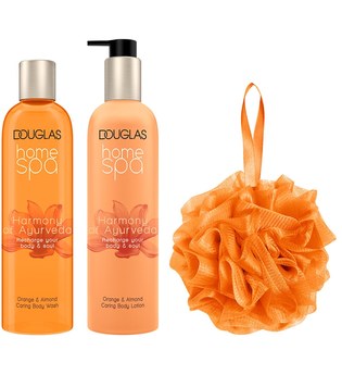 Douglas Collection Harmony of Ayurveda Caring Body Wash 300 ml + Caring Body Lotion 300 ml + Shower Puff 1 Stk. Geschenkset 1.0 st