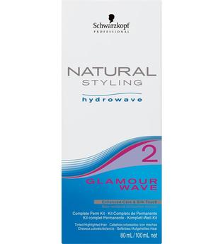 Schwarzkopf Natural Styling Hydrowave Glamour Wave Set 2 - für gefärbtes, gesträhntes oder poröses Haar, 1 Portions-Set