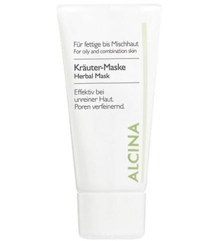 Alcina Kosmetik Fettige Haut bis Mischhaut Kräuter-Maske 50 ml