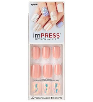 KISS imPRESS Press-On Manicure selbstklebende Fingernägel Shimmer