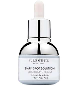 Pure White Cosmetics Dark Spot Solution Brightening Serum – 1,5% Alpha Arbutin + 0,5% Kojic Acid Glow Serum 30.0 ml