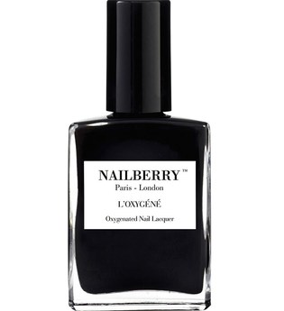 Nailberry Nägel Nagellack L'Oxygéné Oxygenated Nail Lacquer Black Berry 15 ml