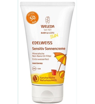 Weleda Hautschutzpflege Edelweiss SUN - LSF50 Sensitiv Sonnencreme 50ml Sonnencreme 50.0 ml
