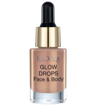 Isadora Bronzing Make-up Glow Drops Face & Body Golden Edition Highlighter 15.0 ml