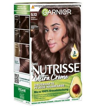 Nutrisse Creme dauerhafte Pflege-Haarfarbe 5.12 Kühles Hellbraun