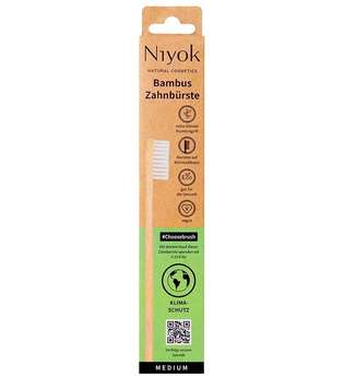 Niyok Bambus Zahnbürste medium - Klimaschutz Zahnbürste 1.0 pieces