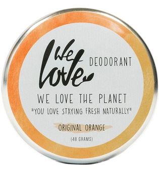 We Love The Planet Körperpflege Deodorants Original Orange Deodorant Creme 48 g