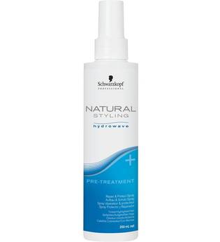 Schwarzkopf Natural Styling Hydrowave Pre-Treatment Pre-Treatment+ - Repair & Protect Spray für gefärbtes, aufgehelltes Haar, 200 ml
