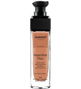 Marbert Make-up Make-up SuperMat Plus Foundation Nr. 04 Suntan Beige 30 ml