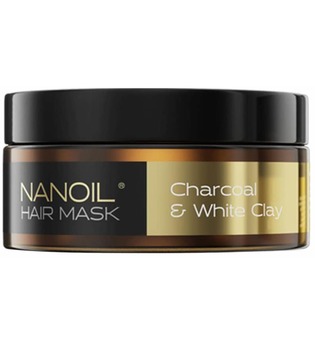 Nanoil Charcoal & White Clay Hair Mask Haarpflege 300.0 ml