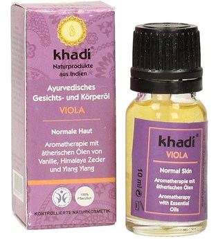 Khadi Naturkosmetik Produkte Khadi Naturkosmetik Produkte Gesicht & Körper - Viola Öl Kleingröße 10ml Gesichtsöl 10.0 ml