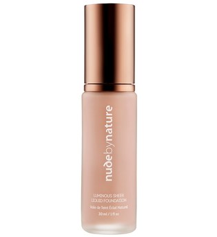Nude by Nature Luminous Sheer  Flüssige Foundation  30 ml Nr. C2 - Rose Sand