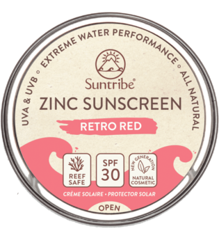 Suntribe Zinksonnencreme  - Retro Red LSF30 45g Sonnencreme 45.0 g