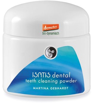 Martina Gebhardt Naturkosmetik ISATIS dental - Teeth Cleaning Powder 60g Zahnpasta 60.0 g