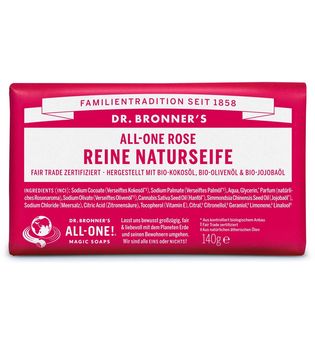 Dr. Bronner's Rose - All-One Reine Naturseife 140g Körperseife 140.0 g