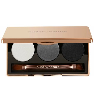 Nude by Nature Natural Illusion Trio Lidschatten Palette  6 g Nr. 02 - Smoky