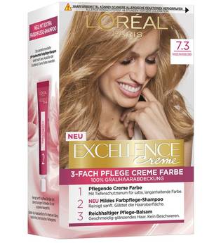 L'Oréal Paris Excellence Crème 7.3 Haselnussblond Coloration 1 Stk. Haarfarbe
