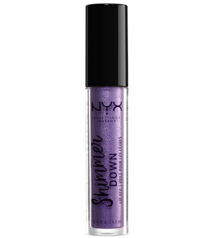 NYX Professional Makeup Shimmer Down Lip Veil 3.4ml Fortune Teller (Purple with Multicolour Pearl)