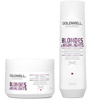 Goldwell Dualsenses Blondes & Highlights Set 2, Sh.250 ml & Maske 200 ml Haarpflegeset 450.0 ml