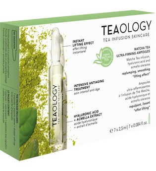 TEAOLOGY Face Care Matcha Tea Ultra Firming Ampoules 7 x 2 5 ml Gesichtsfluid