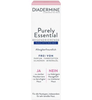 DIADERMINE Purely Essential Regenerierende Nachtpflege Gesichtspflege 40.0 ml