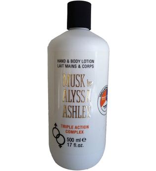Alyssa Ashley Unisexdüfte Musk Hand & Body Lotion Triple Action Complex 500 ml