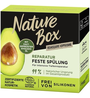 Nature Box Nährpflege Feste Spülung mit Avcado-Öl Conditioner 80 g