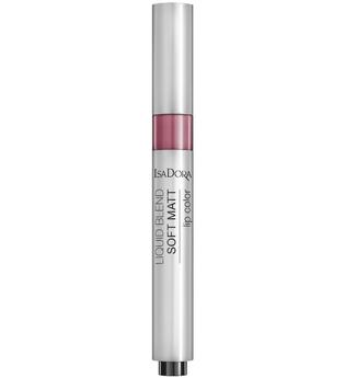 Isadora Liquid Blend Soft Matt Lip Color 86 Deep Plum 3 ml Flüssiger Lippenstift