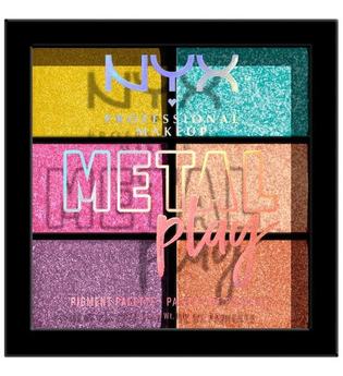 NYX Professional Makeup Metal Play Pigment Lidschatten Palette 14 g Metal Play
