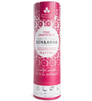 Ben & Anna Natural Deodorant Stick Pink Grapefruit Deodorant 60.0 g