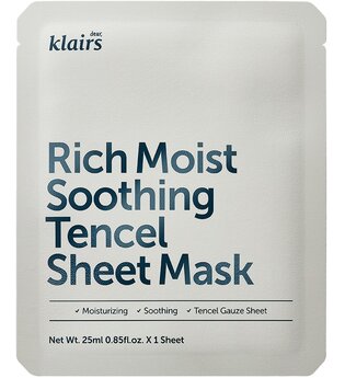 Dear Klairs Rich Moist Soothing Tencel Sheet Mask Tuchmaske 10.0 pieces