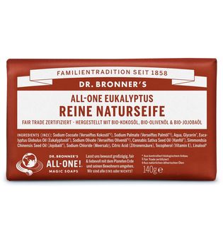 Dr. Bronner's Eukalyptus - All-One Reine Naturseife 140g Körperseife 140.0 g
