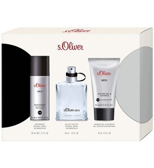 s.Oliver Herrendüfte Men Geschenkset Eau de Toilette Spray 30 ml + Shower Gel & Shampoo 75 ml + Deodorant Spray 50 ml 1 Stk.
