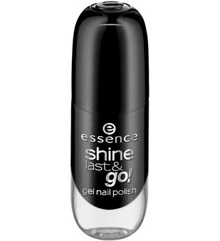 essence - Nagellack - shine last & go! gel nail polish - 46 black is back