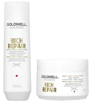 Goldwell Rich Repair Restoring Shampoo 250 ml + Rich Repair 60 sec Teatment 200 ml Haarpflegeset 450.0 ml