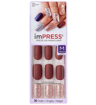 KISS imPRESS Press-On Manicure selbstklebende Fingernägel Forbidden
