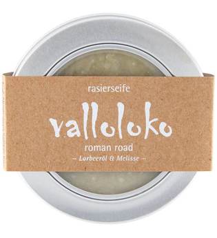 Valloloko Roman Road Lorbeeröl & Melisse Rasierseife 100 g