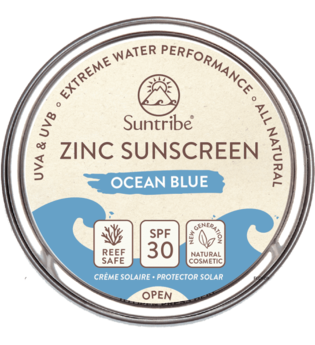 Suntribe Produkte Zinksonnencreme  - Ocean Blue LSF30 10g Sonnencreme 10.0 g