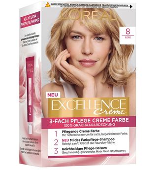 L'Oréal Paris Excellence Crème 8 Blond Coloration 1 Stk. Haarfarbe