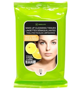 Absolute New York Pflege Gesichtspflege Make-up Cleansing Tissues Vitamin C 60 Stk.