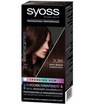 Syoss Trending Now Professionelle Grauabdeckung Onyx Braun Haarfarbe