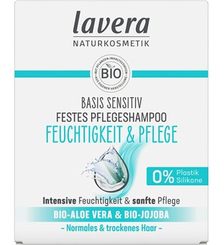 lavera Basis Sensitiv Festes Pflegeshampoo Feuchtigkeit & Pflege Shampoo 50.0 g