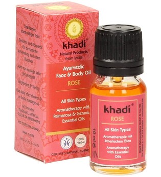 Khadi Naturkosmetik Produkte Gesicht & Körper - Rose Öl Kleingröße 10ml Gesichtsöl 10.0 ml