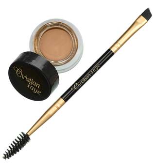 Christian Faye Augenmake-up Eyebrow Dip Pomade Taupe Pinsel 4.5 g